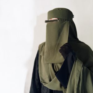 Saudi Niqab Set(Olive)